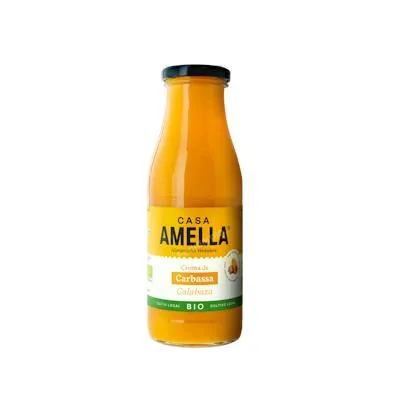 Crema de calabaza s/g s/l sin aditivos bajo en sal BIO 500 g, Casa Amella