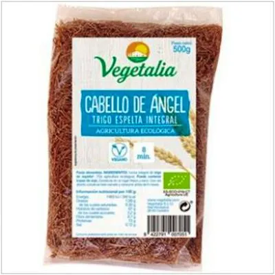 Fideos finos de espelta BIO 500 g, Vegetalia
