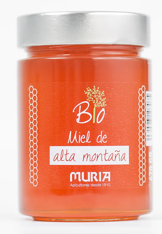 Tarro Miel Alta Montaña BIO 470 g, Muria