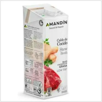 Caldo de cocido 1 l BIO 6 uds., Amandin