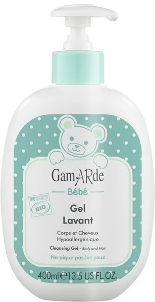 Gel baño bebe dosificador BIO 400 ml, Gamarde · imagen 2