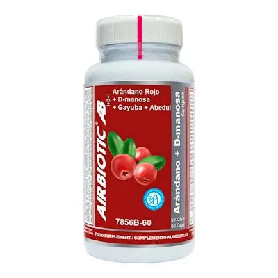 Arándano + d-manosa complex 60 cápsulas, Airbiotic