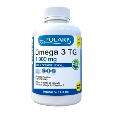 Omega 3 tg 1000 mg 90 perlas, Polaris