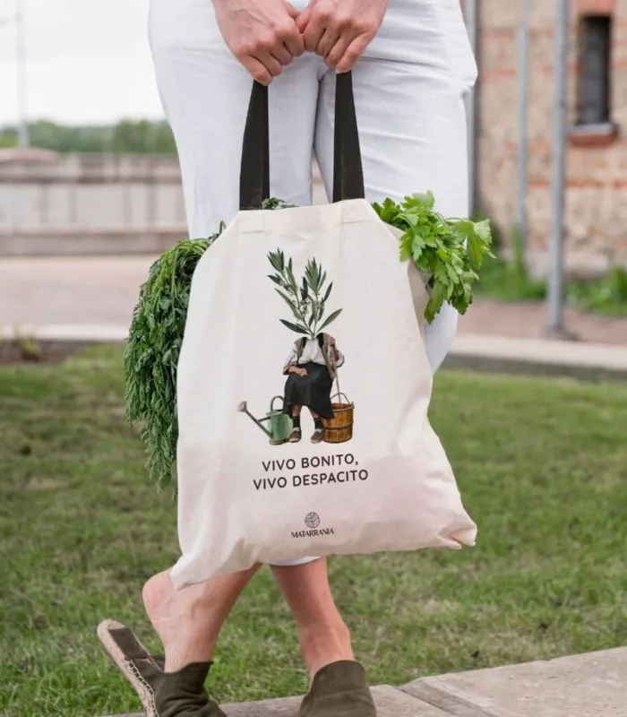 Tote bag "Vivo bonito, vivo despacito", Matarrania