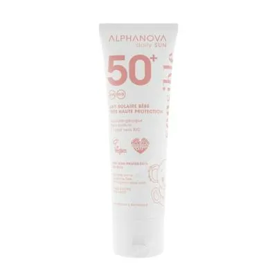 Leche solar bebe SPF 50+50 ml, Alphanova