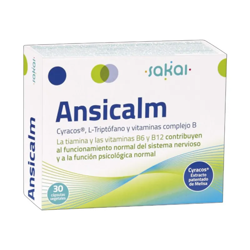 Ansicalm 30 cápsulas, Sakai