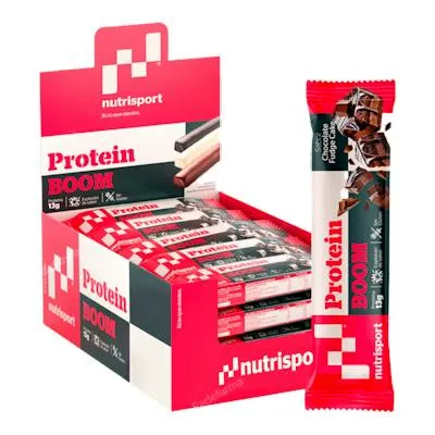 Protein boom chocolate fudge cake 24 uds., Nutrisport