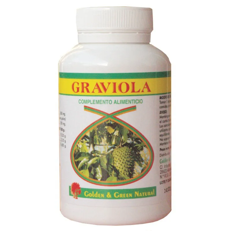 Graviola 720 mg 90 cápsulas, Golden Green