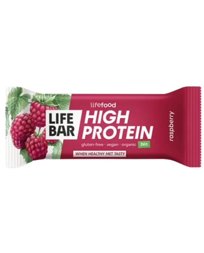 Barrita proteica frambuesa BIO 40 g, Lifebar