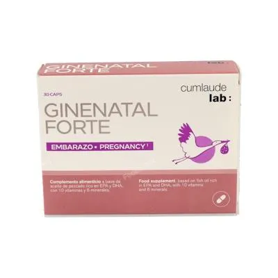 Ginenatal forte 30 cápsulas, Cumlaude