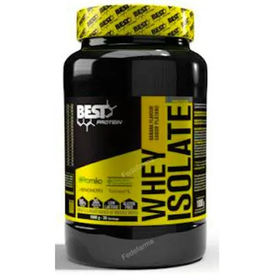 Whey isolate plátano proteína 90% 1000 g, Best Protein