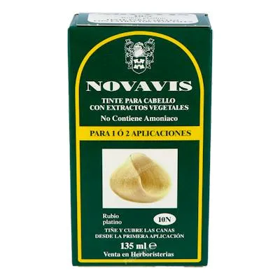 Tinte 10N rubio platino 135 ml, Novavis