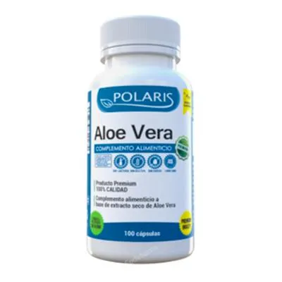 Aloe vera 100 cápsulas, Polaris