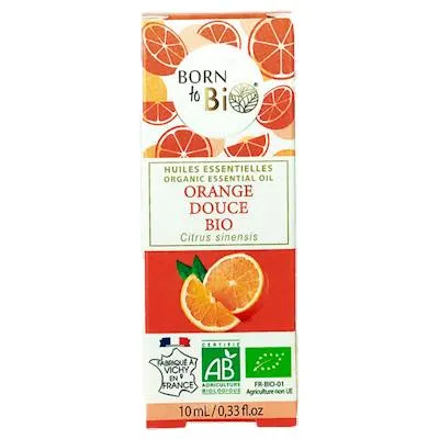Naranja dulce aceite esencial orgánico BIO 10 ml, Born To Bio