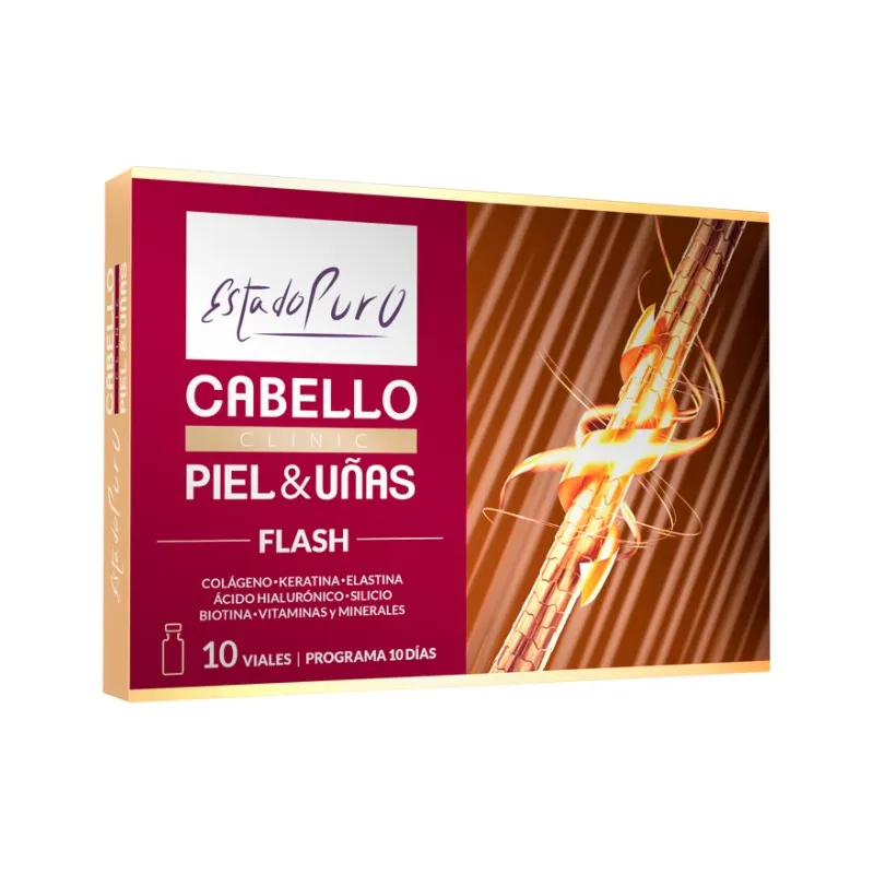 Cabello piel uñas flash estado puro 10 viales, Tongil