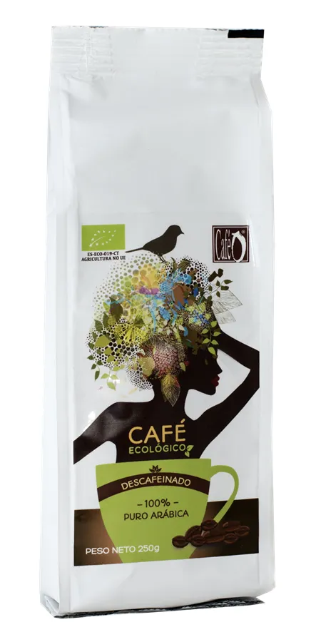Arabica-Kaffee Äthiopien entkoffeiniert -TEO 250g, Teo Bio