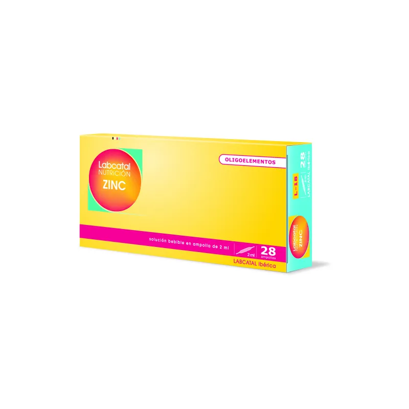 18 zinc 28 ampollas, Labcatal