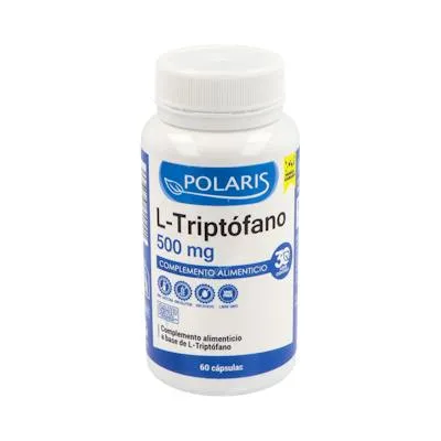 L-triptofano 500 mg 60 cápsulas, Polaris