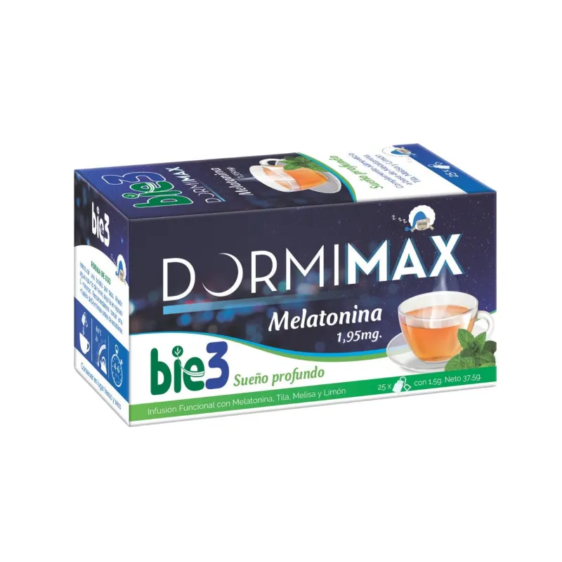 Bie 3 dormimax melatonina 1.95 mg 25 f, Bio3