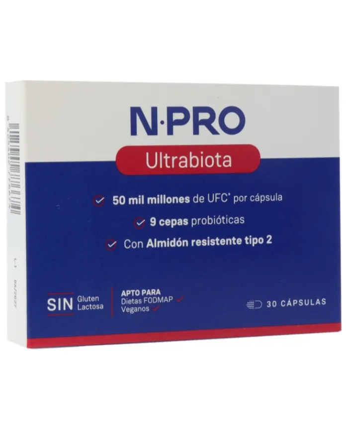 Akkerbiota sin gluten 30 cápsulas, Npro