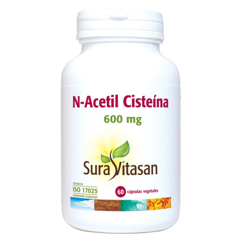 N-acétyl cystéine 600 mg 60 gélules, Sura Vitasan