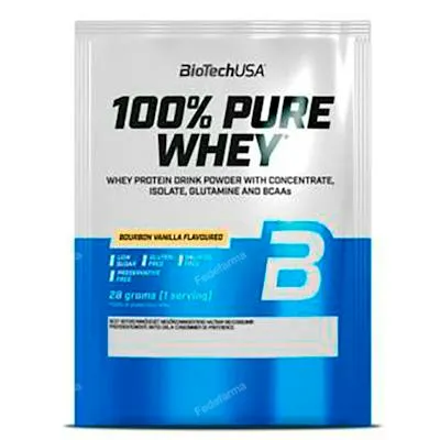 100% puré whey bourbon vainilla 28 g, Biotechusa