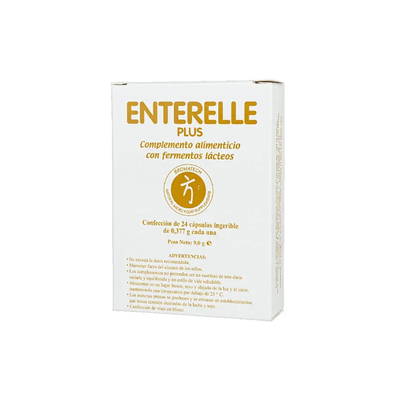 Enterelle plus 24 cápsulas, Bromatech