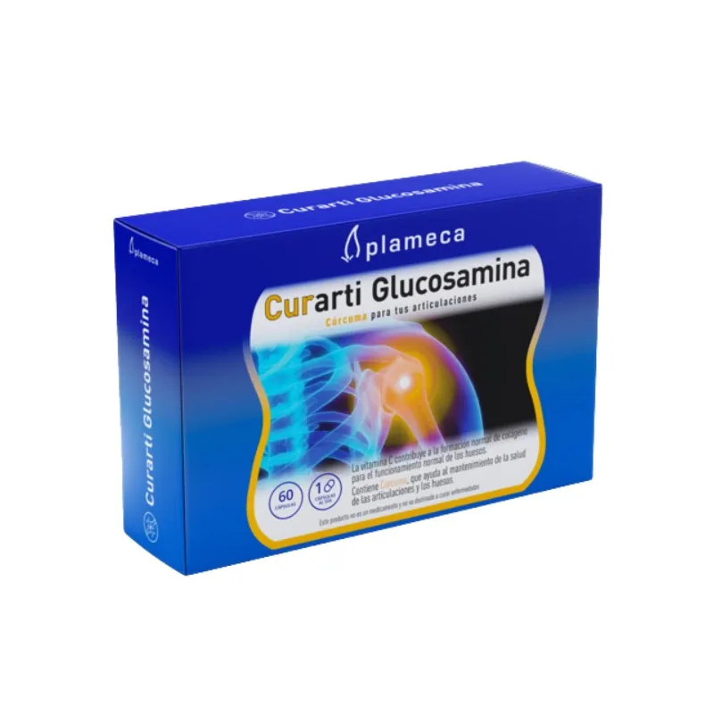 Curarti glucosamina 60 cápsulas, Plameca