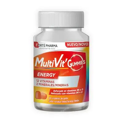 Multivit gummies 60 gominolas, Forte Pharma