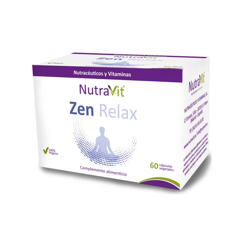 Zen relax 60 cápsulas, Nutravit