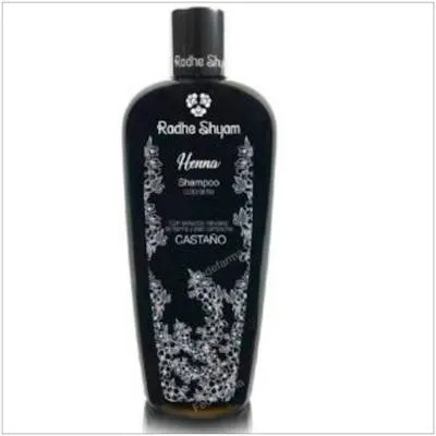Shampooing henné couleur châtain 400 ml, Radhe Shyam