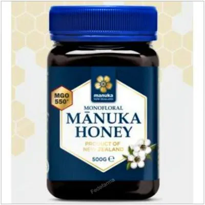 Miel de manuka raw mgo 550+ monofloral 500 g, Manuka New Zeland