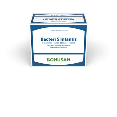 Bacteri 5 Infantis – 28 Sobres, Bonusan