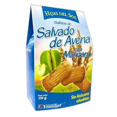 Kekse Hafer + Apfel 250 g, Hijas Del Sol