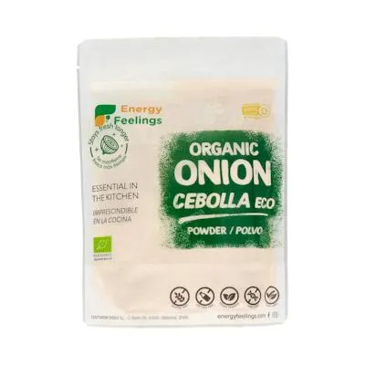 Cebolla polvo sin gluten BIO 200 g, Energy Feelings