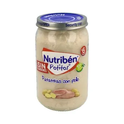 Babybrei Hähnchen mit Kartöffelchen 235 g 6 ml, Nutriben