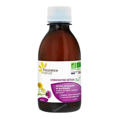 Concentrado detox con tapon dosificador BIO 200 ml, Fleurance Nature