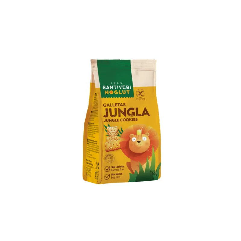Noglut galletas jungla 100 g, Santiveri