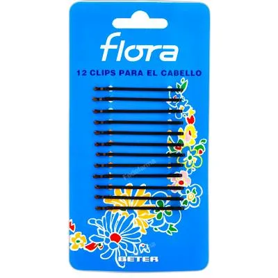 12 clips para el cabello florabronze, Beter