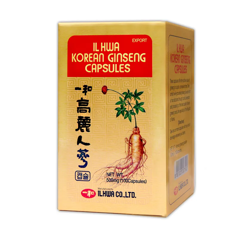 Ginseng tarro 100 cápsulas, Tongil