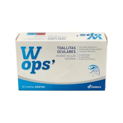Wops toallitas oculares 30 uds., Deiters