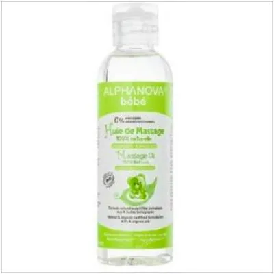 Aceite de masaje bebe BIO 100 ml, Alphanova