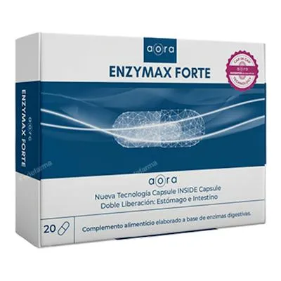 Enzymax forte 20 cápsulas, Aora
