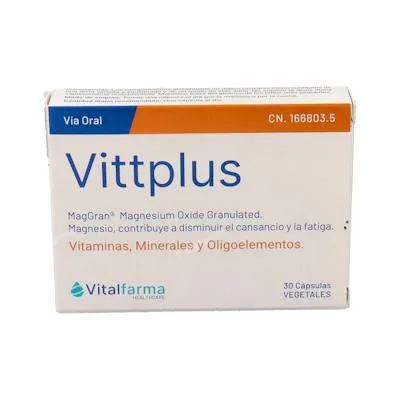 Vittplus 30 cápsulas, Vitalfarma