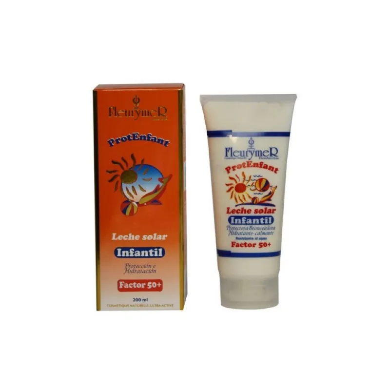 Leche solar infantil f-50 200 ml, Fleurymer