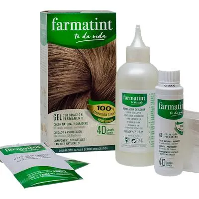 Gel 4D castaño dorado 135 ml, Farmatint