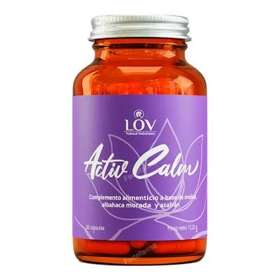 Activ calm 30 cápsulas, Lov Natural Solutions