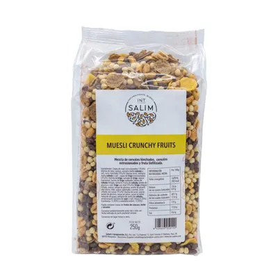 Muesli Crunchy Fruit 250 g, Intsalim