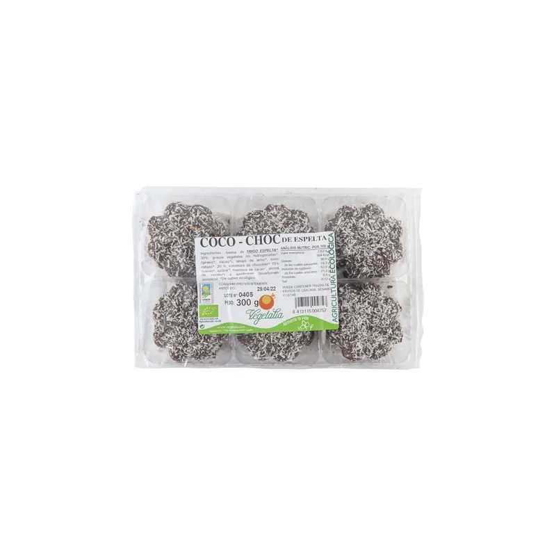 Galletas cocochoc de espelta BIO 300 g, Vegetalia