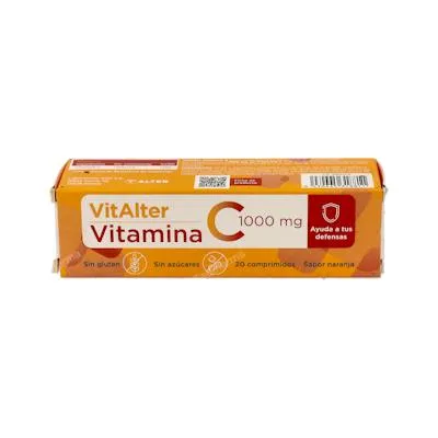Vitamina C 1000 mg 20 comprimidos efervescentes, Vitalter